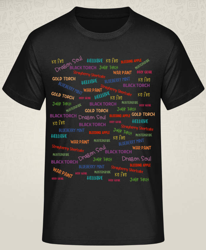 T-Shirt Herren (Korallen Collage)